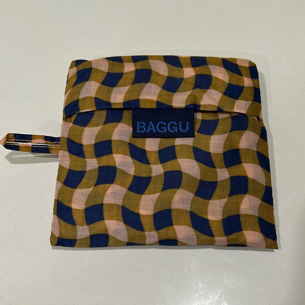 Baggu Reusable Bag • Gingham • Standard Baggu • NWOT